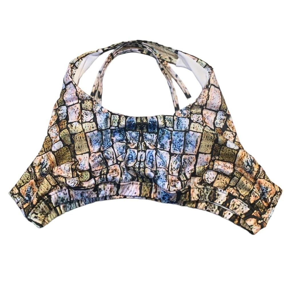 cowcow Bikini Swim Top Beach Vacation Swimsuit Size 5X